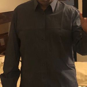 Dark Grey Italian dress shirt.